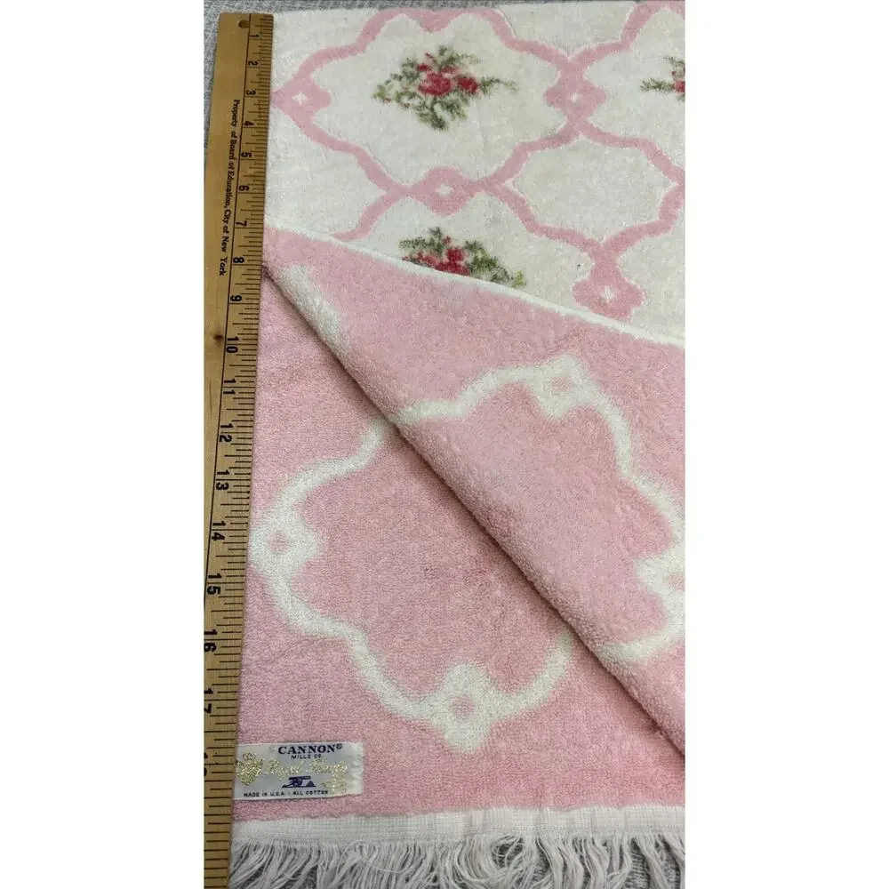 Vintage Cannon Monticello Cannon Royal Family Bath Towel & Hand towels Lot Of 3